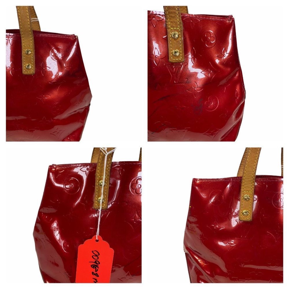 Louis Vuitton Tote Bag Read PM Red Vernis 009188M - Picture 6 of 13